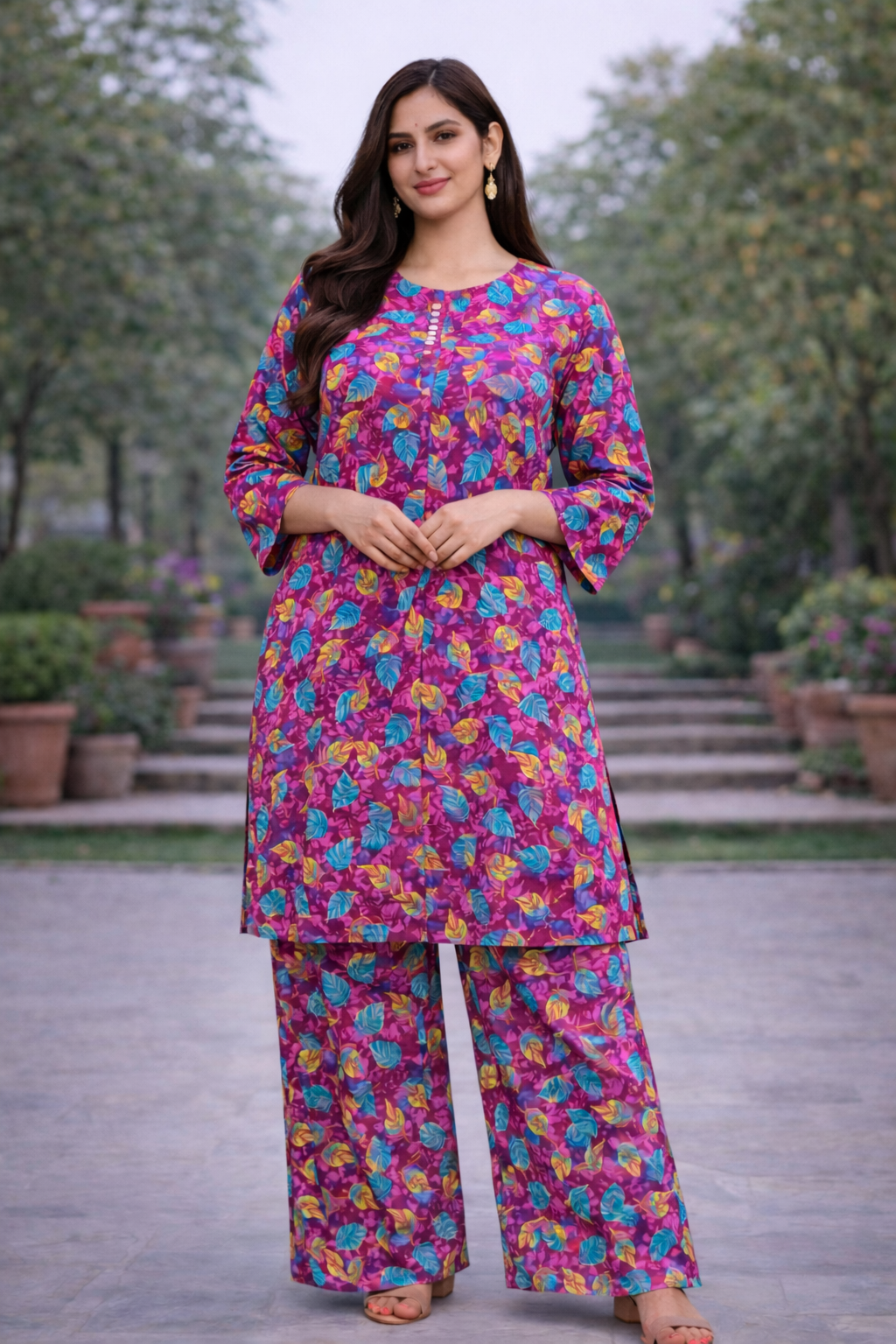 Co-ord Set with cigarette pants