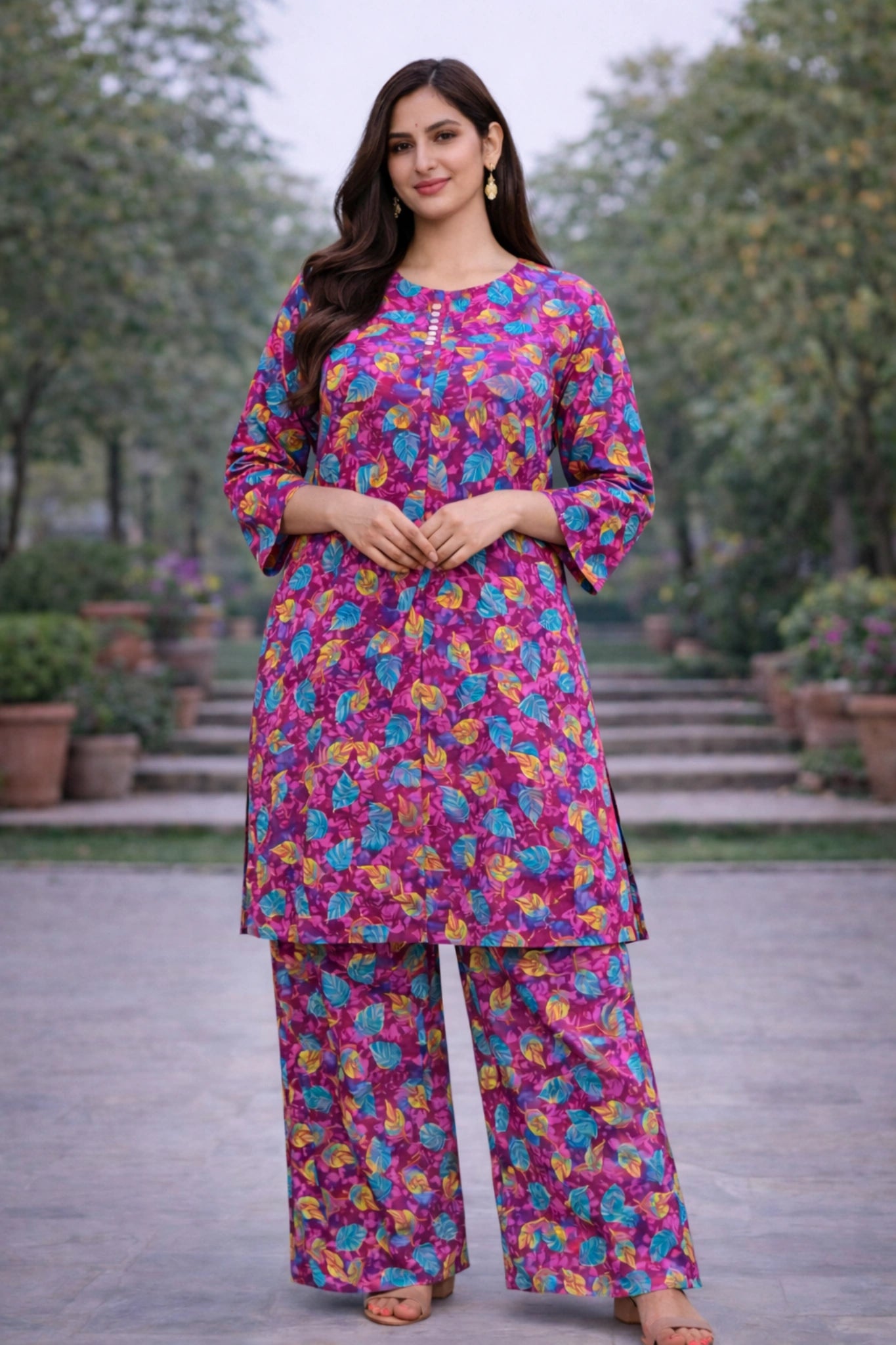 Co-ord Set with cigarette pants
