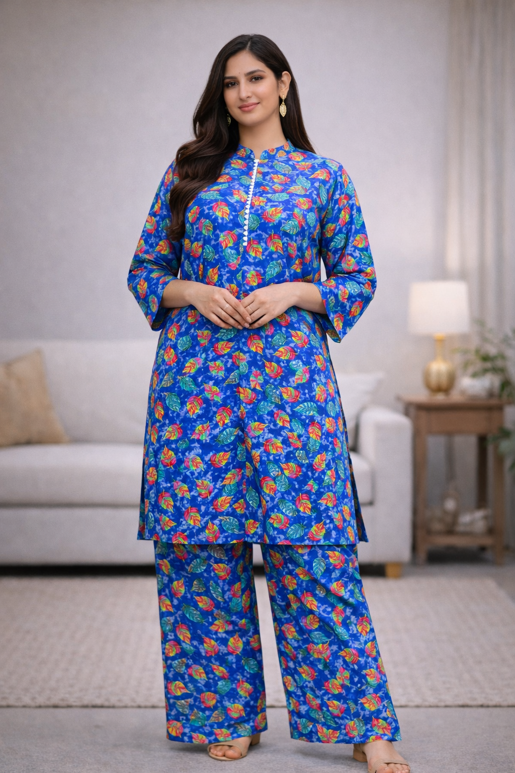 Co-ord Set with cigarette pants