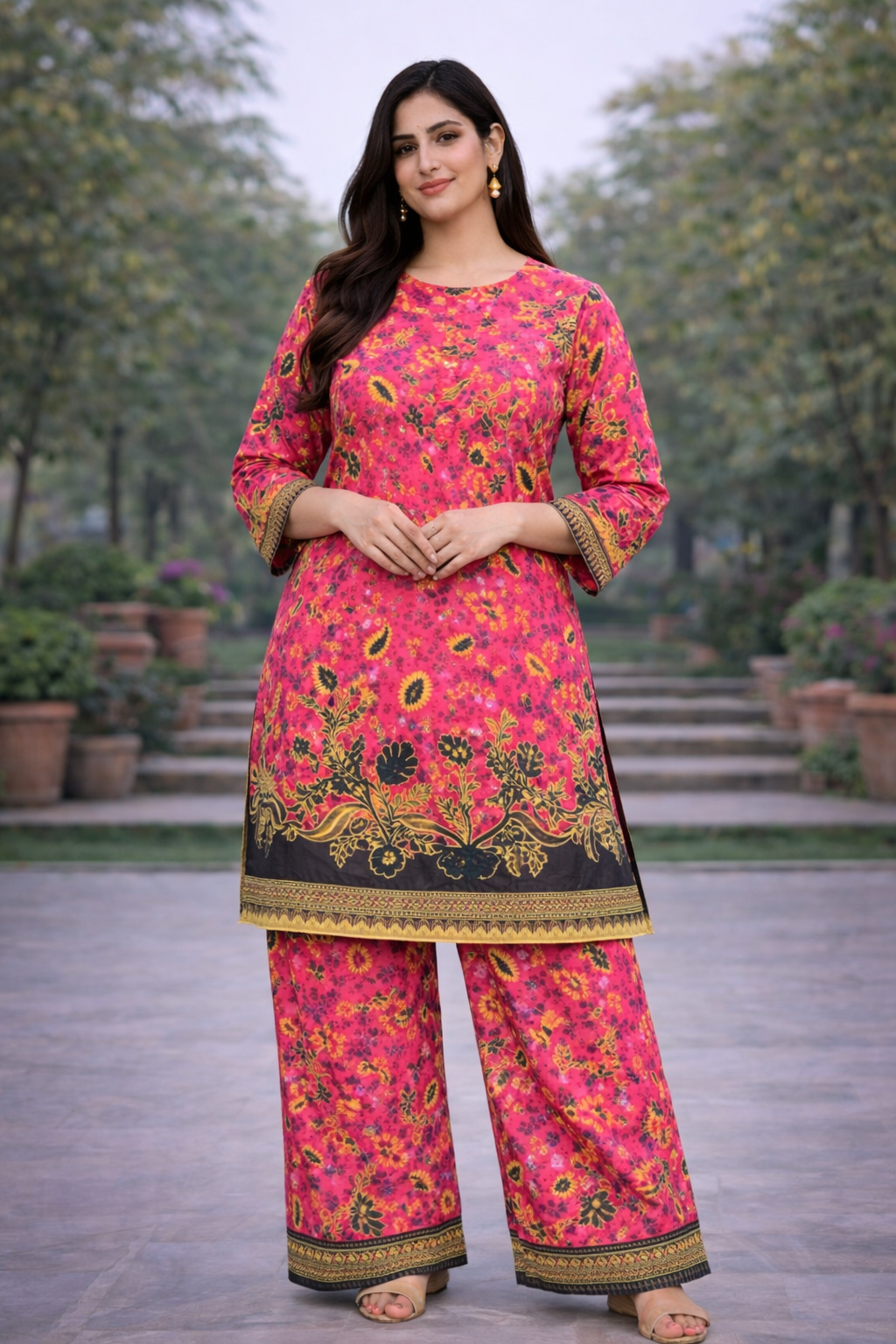 Co-ord Set with cigarette pants