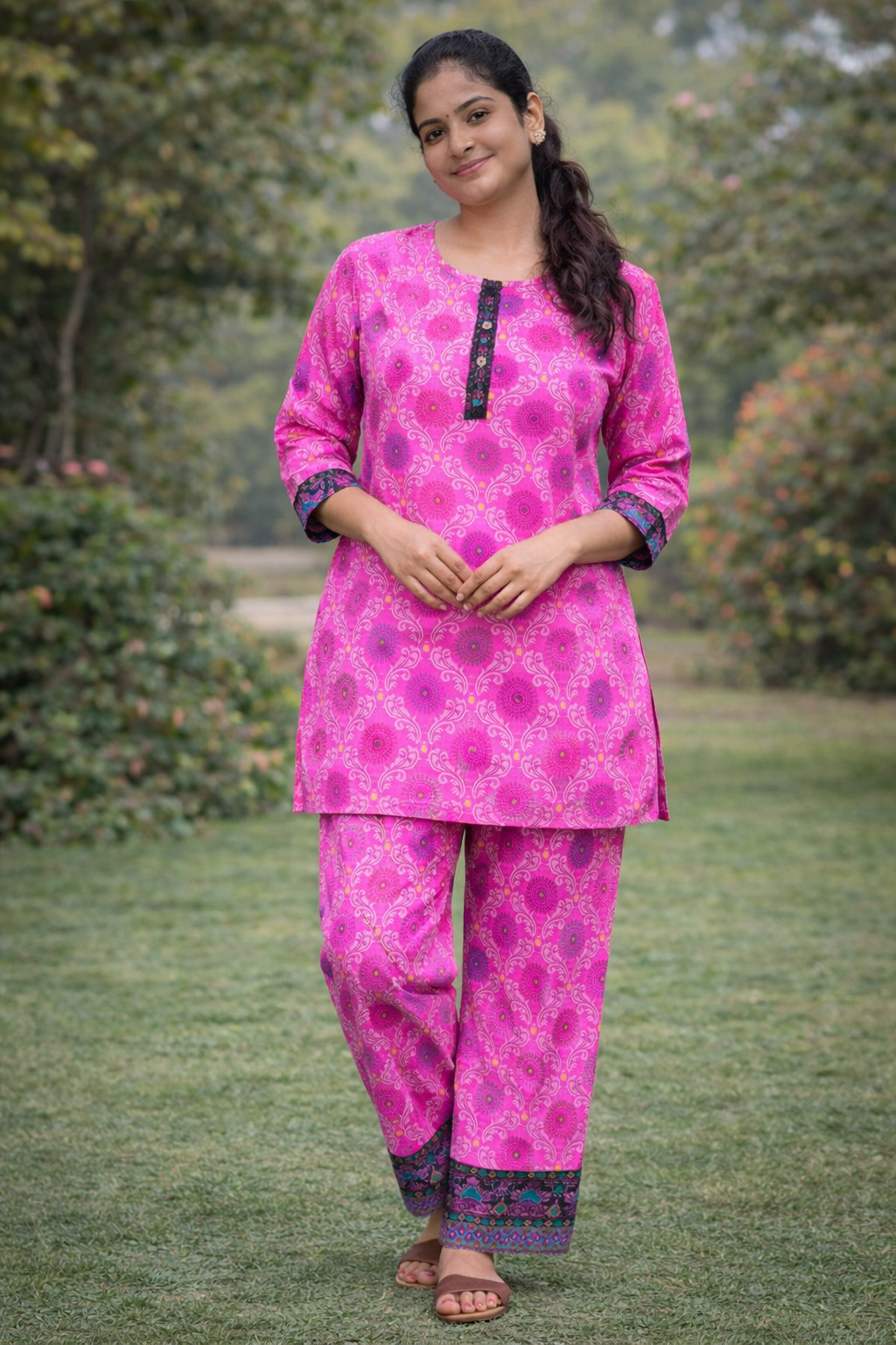 Co-ord Set with cigarette pants