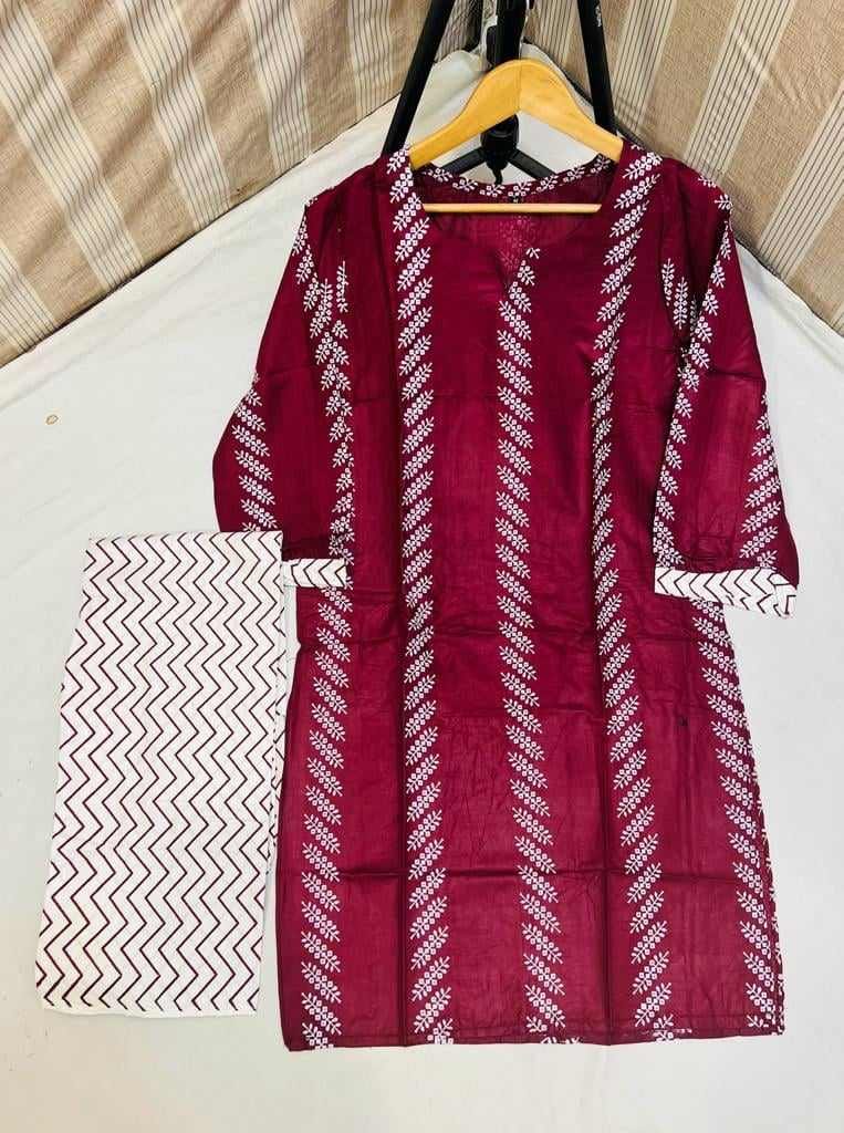 Contrass linning Ladies two piece - Brands Kahani