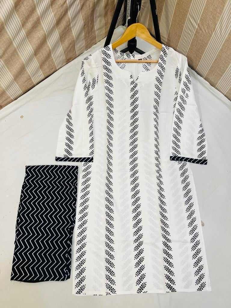 Contrass linning Ladies two piece - Brands Kahani