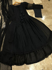 Shafoon Maxi (Stitched 3 Pcs) - Brands Kahani
