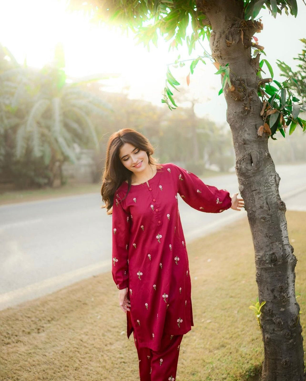 New Petal Embroiderd 2Pcs - Brands Kahani