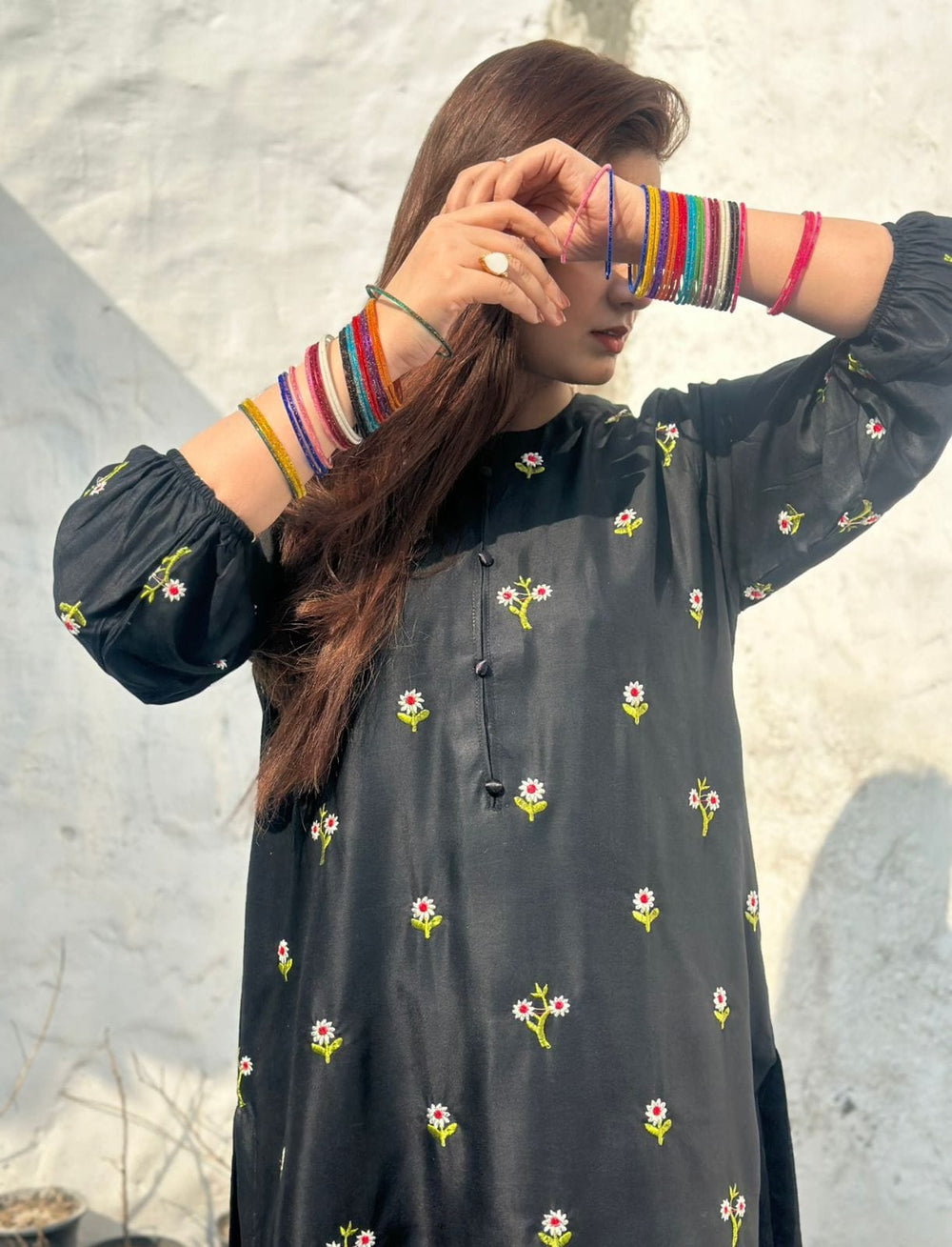 New Petal Embroiderd 2Pcs - Brands Kahani