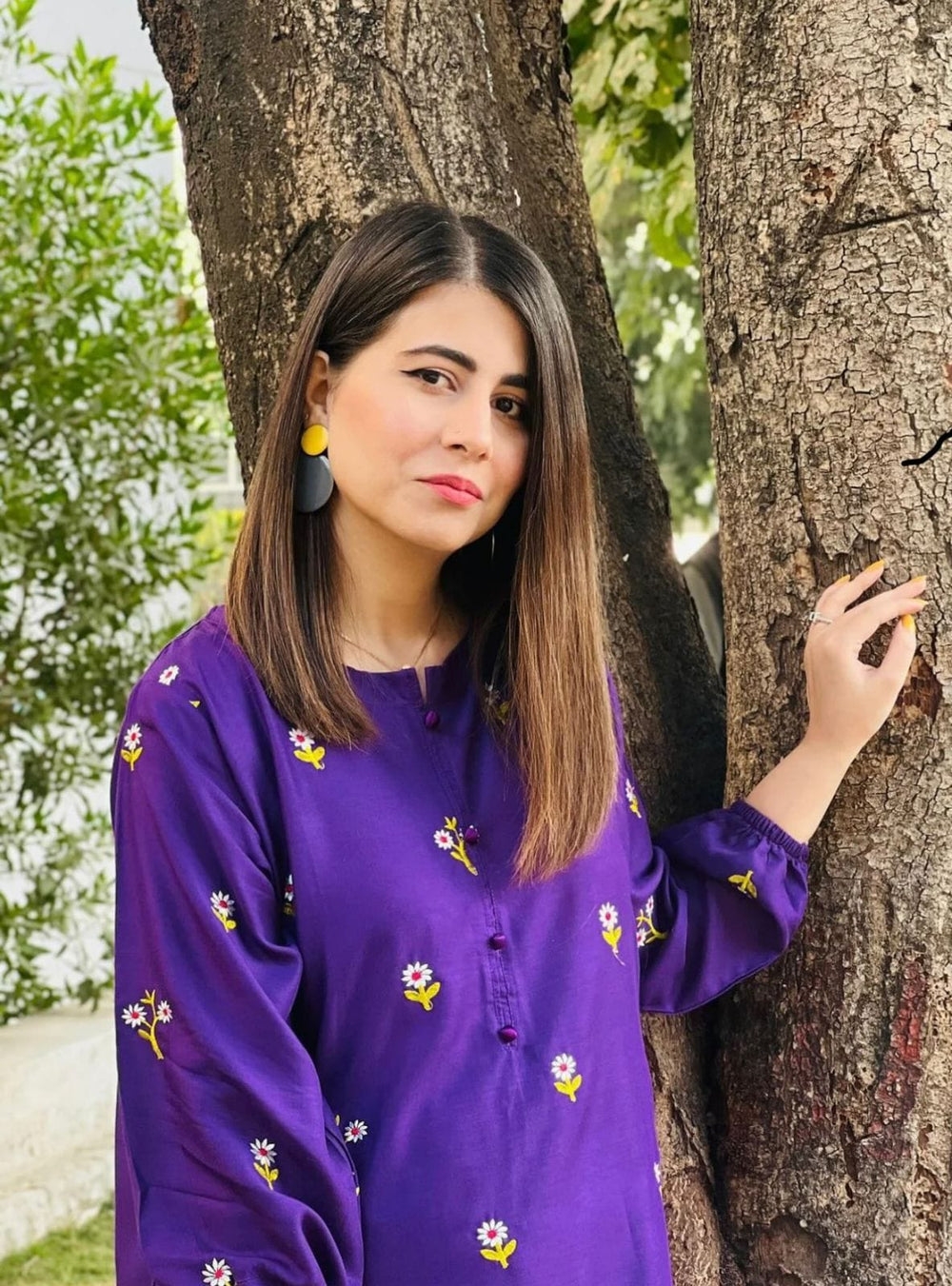 New Petal Embroiderd 2Pcs - Brands Kahani