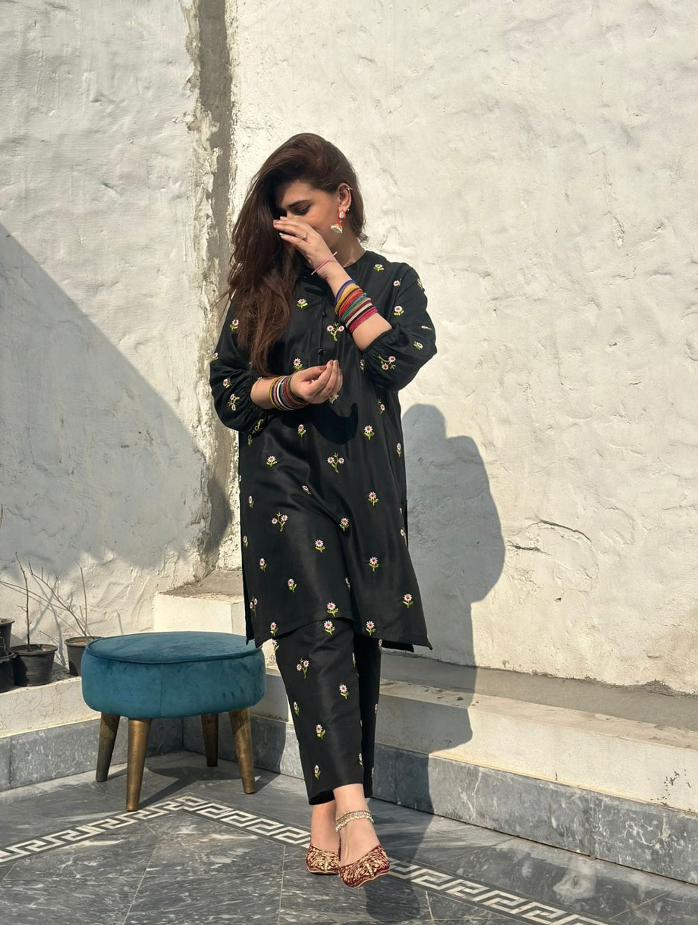 New Petal Embroiderd 2Pcs - Brands Kahani