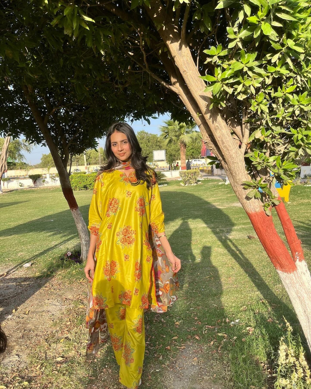 New Gulab Print Design 2Pcs - Brands Kahani