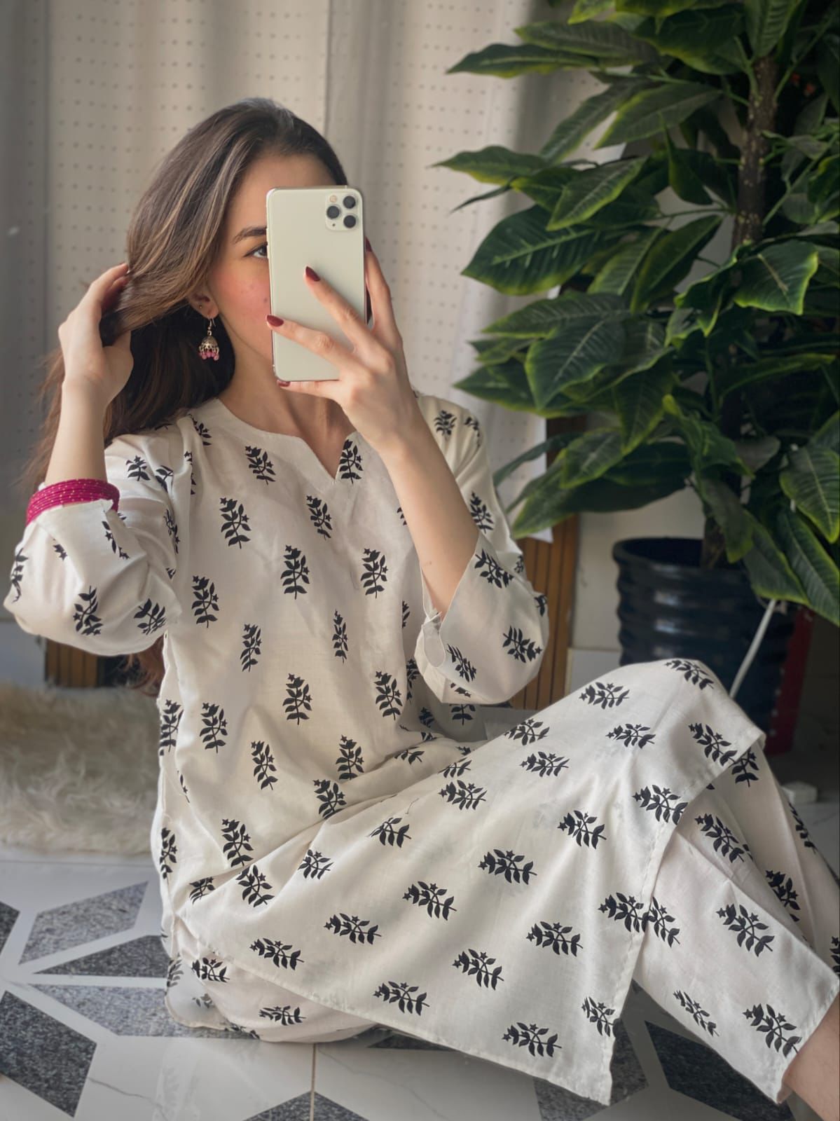Saleha Block Print 2Pcs - Brands Kahani
