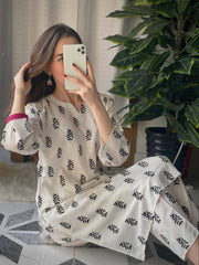 Saleha Block Print 2Pcs - Brands Kahani