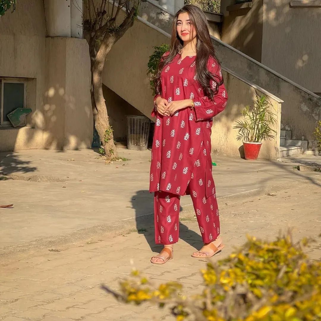 Saleha Block Print 2Pcs - Brands Kahani