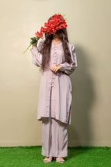 Lavender Luxe Co-Ord Set – Effortless Grace in Every Step - Brands Kahani