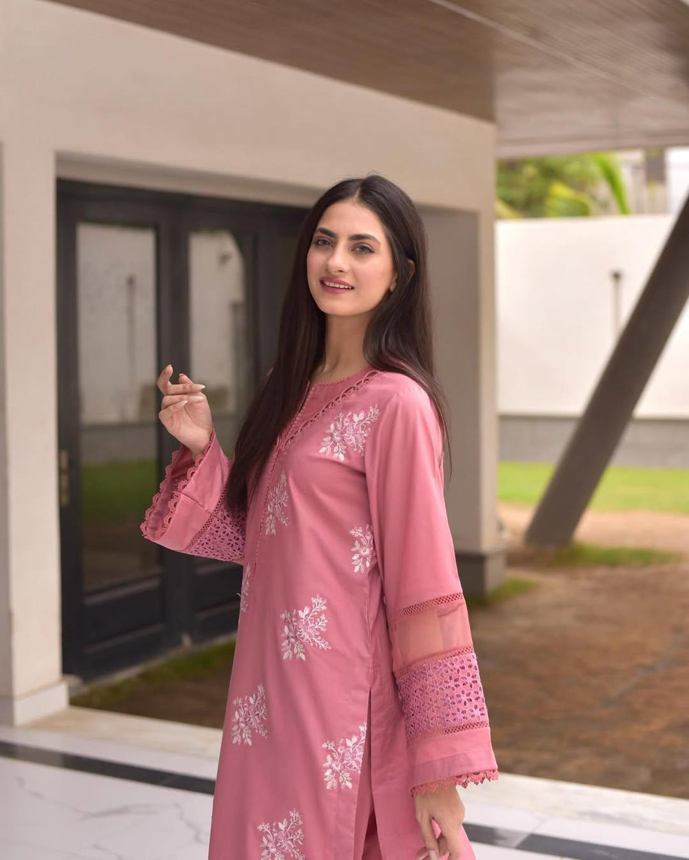 PINK & Black AURA 2PCS - Brands Kahani