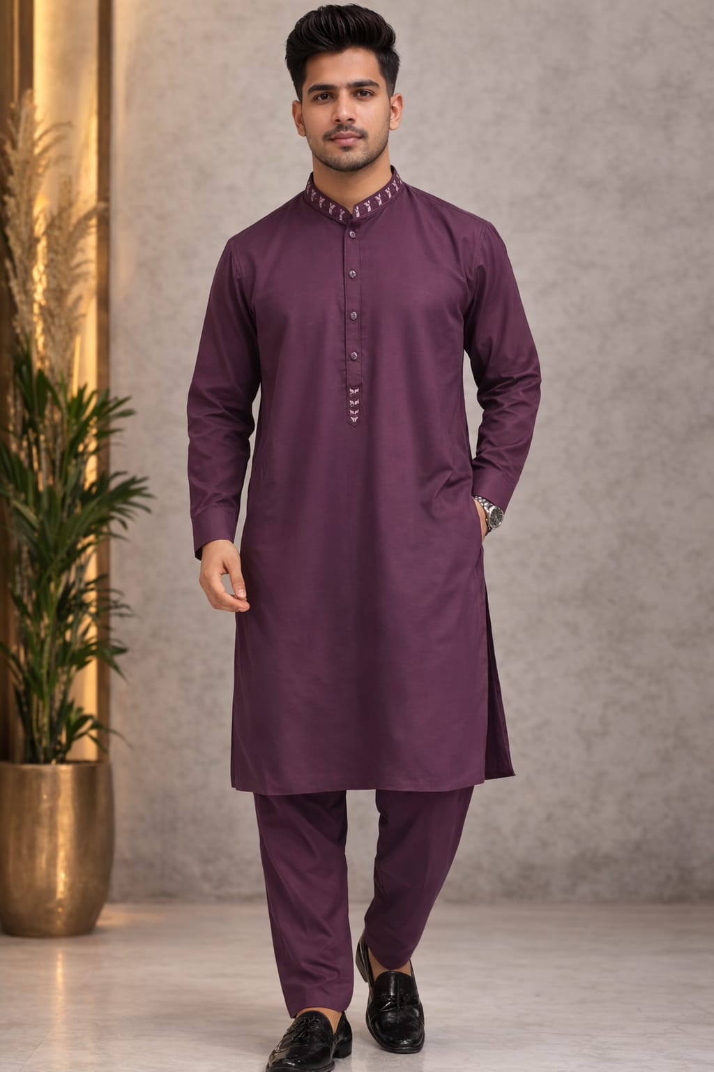 PRINTED MEN`S KURTA PAJAMA