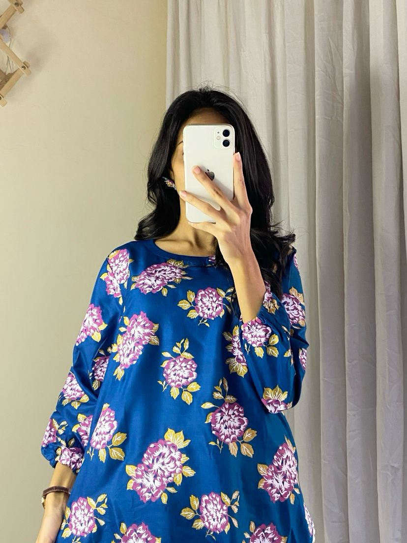 Gulab Design 3D Block Print 2Pcs - Brands Kahani