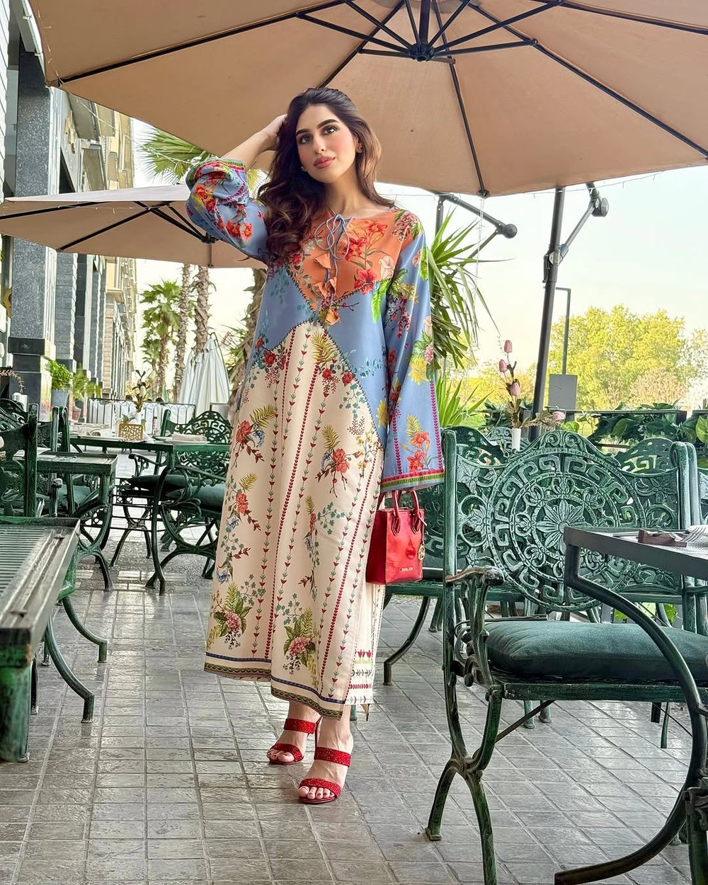 SUNSET BLOOM CO-ORD 2PC - Brands Kahani