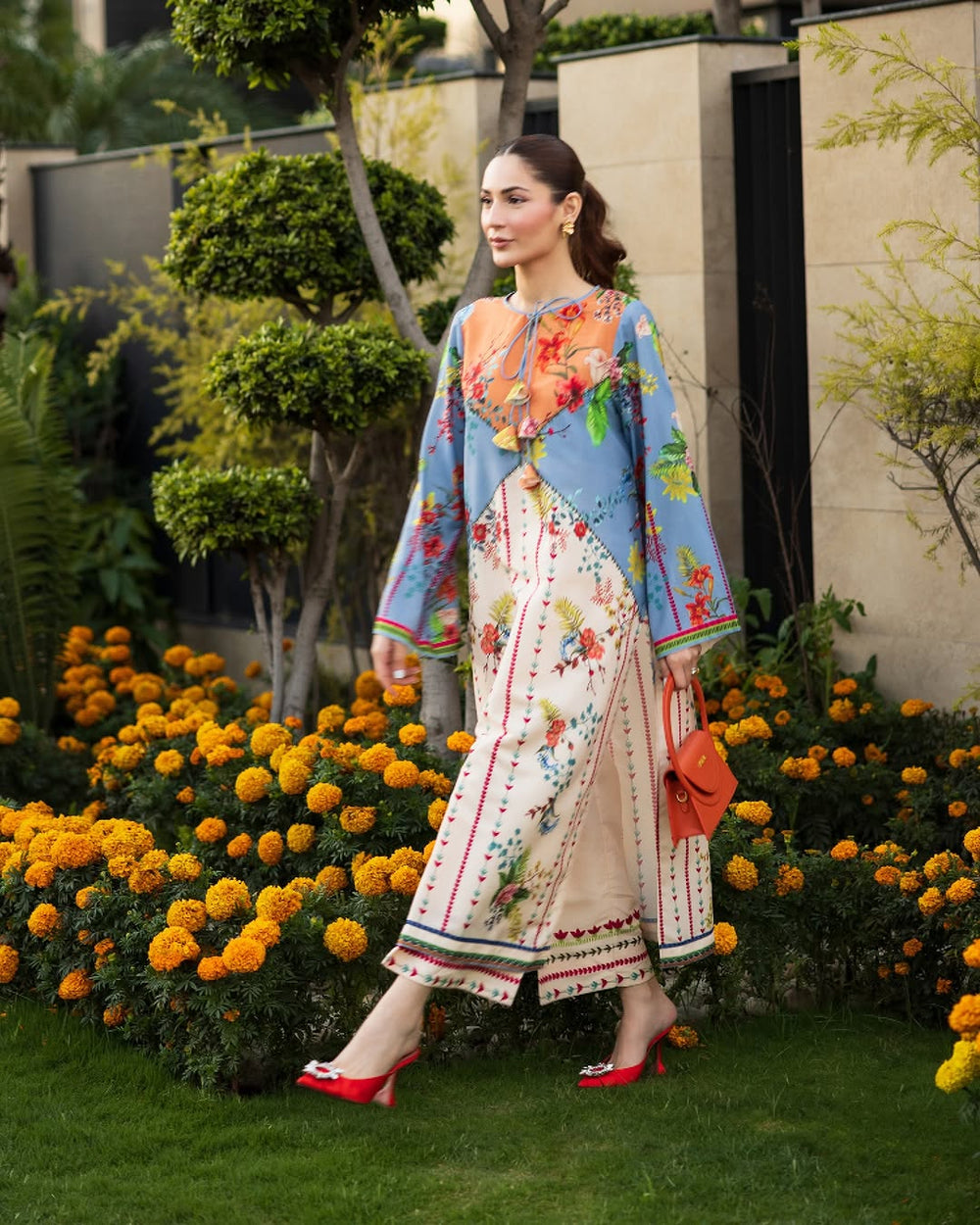 SUNSET BLOOM CO-ORD 2PC - Brands Kahani