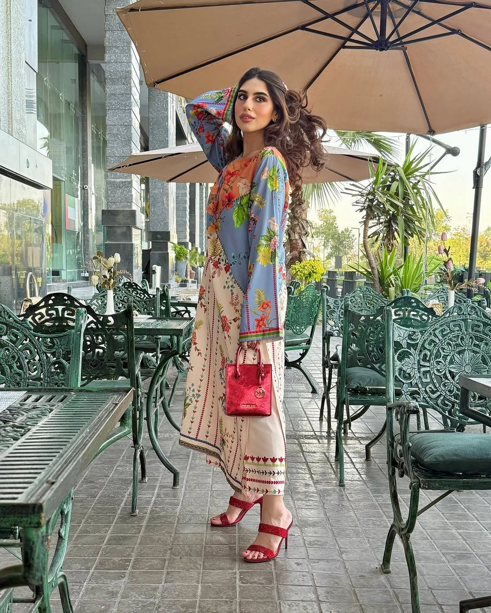 SUNSET BLOOM CO-ORD 2PC - Brands Kahani