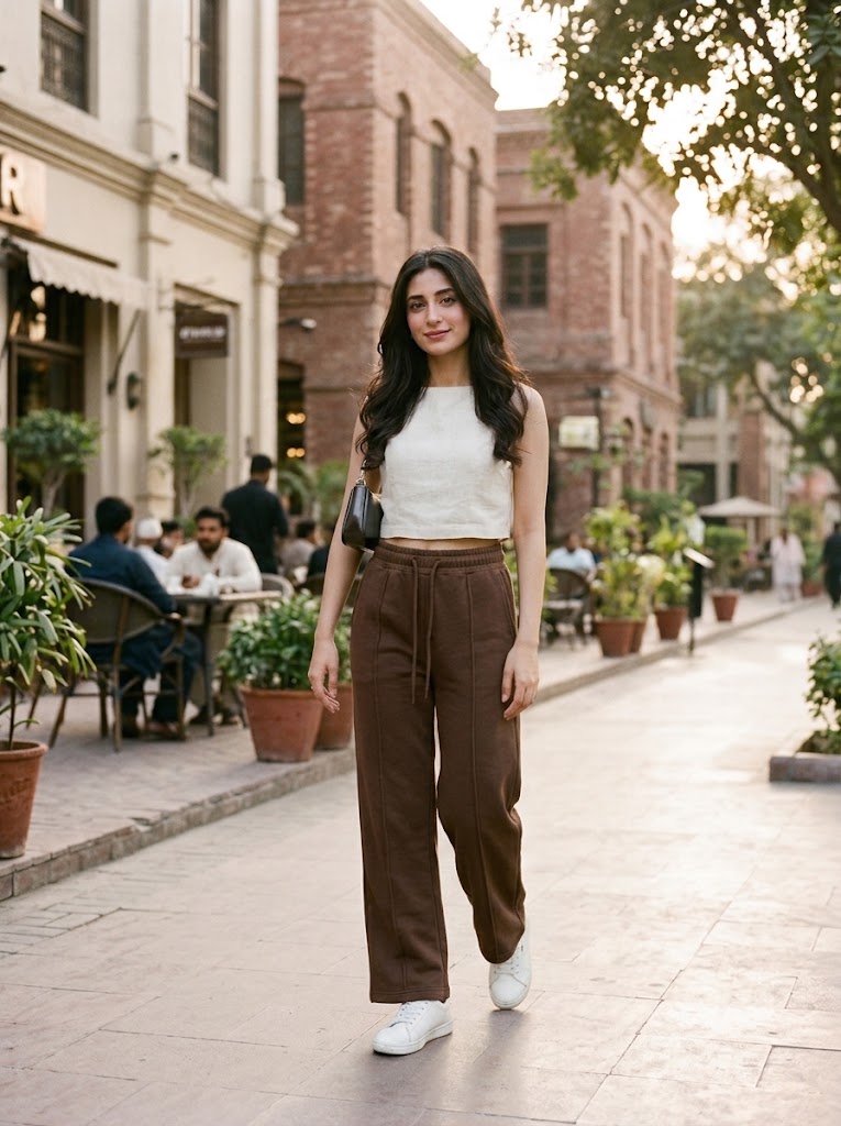 Women's Fleece Wide-Leg Trouser