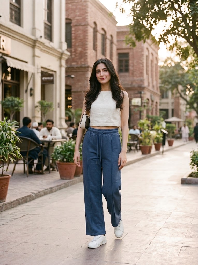Women's Fleece Wide-Leg Trouser