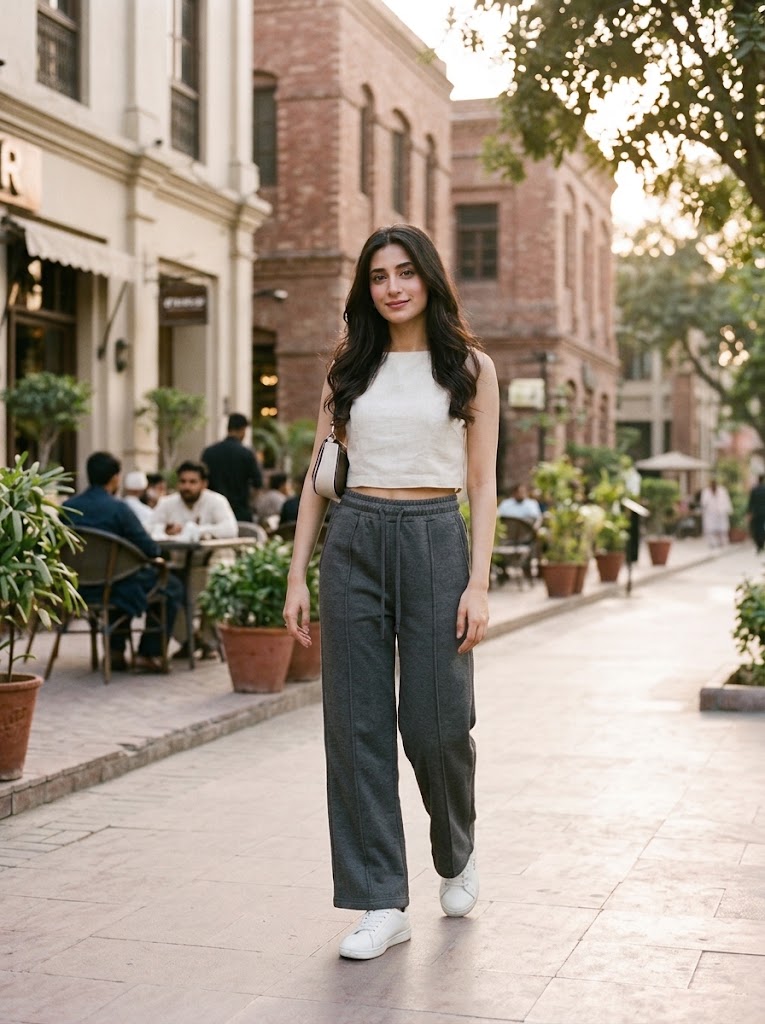 Women's Fleece Wide-Leg Trouser