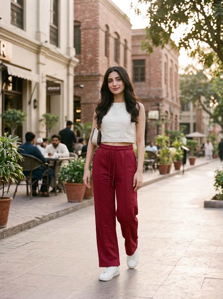 Women's Fleece Wide-Leg Trouser