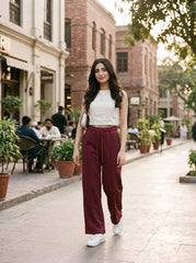 Women's Fleece Wide-Leg Trouser
