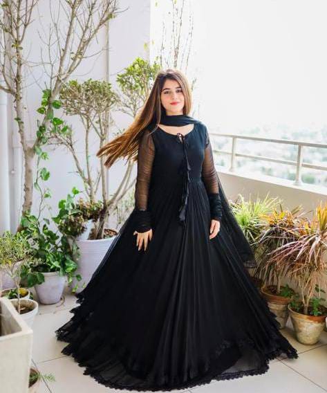 Shafoon Maxi (Stitched 3 Pcs) - Brands Kahani